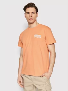 Koszulki męskie - Unfair Athletics T-Shirt UNFR22-036 Pomarańczowy Regular Fit - grafika 1