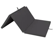 Materace turystyczne - Materac składany HOBBYGARDEN "ALEX", grafitowy, 6x120x195 cm - miniaturka - grafika 1