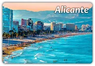 Magnesy - ALICANTE - Hiszpania - Plaża Panorama - Magnes na lodówkę - miniaturka - grafika 1