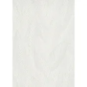 Tapety - Tapeta Martinique Liście z Efektem 3D odcienie bieli winylowa na flizelinie - miniaturka - grafika 1