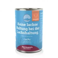Mokra karma dla psów - Herrmanns Manufaktur Selection Dog Lachs - łosoś z morelami 400 g - miniaturka - grafika 1