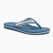 Klapki i japonki damskie - Japonki damskie Tommy Hilfiger Webbing Summer Sandal cobalt steel - miniaturka - grafika 1