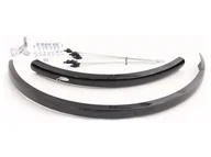 Błotniki rowerowe - Błotnik 28 Mr 28/53 P+T Plastikowy Czarny L-680/1185 + Wsporniki - miniaturka - grafika 1