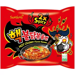 Samyang Ramyun o smaku ostrego kurczaka 2xSpicy, bombowo ostry 40 x 140g (cały karton) - Samyang 3154-uniw - Kuchnie świata - miniaturka - grafika 1