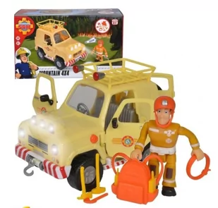 Strażak Sam Jeep ratunkowy simba - Samochody i pojazdy dla dzieci - miniaturka - grafika 1