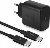 Ładowarki do telefonów - ORYGINALNA ŁADOWARKA SAMSUNG 25W SUPER FAST SZYBKA + KABEL DO s10 s20 s21 - miniaturka - grafika 1