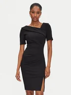 Sukienki - Rinascimento Sukienka koktajlowa CFC0122560003 Czarny Slim Fit - miniaturka - grafika 1