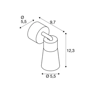 SLV Lampa sufitowa Puri 2.0 Cone, możliwość ściemniania, biały / opal, salon / jadalnia, aluminium, nowoczesny - Lampy sufitowe - miniaturka - grafika 1