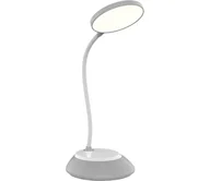 Lampy stojące - LED Ściemnialna akumulatorowa lampa stołowa VISUA LED/5W/5V 3000-5000K szara - miniaturka - grafika 1