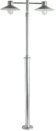 Norlys - Lund 2 Zewnętrzna Lampa Parkowa z Mocowaniem w Betonie Galwanizowana Norlys - Lampy ogrodowe - miniaturka - grafika 1