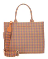 Torebki damskie - Mandarina Duck Vichy, Kobieta Tote, Vichy Orange - miniaturka - grafika 1