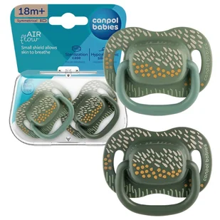Canpol Babies Silikonowy Smoczek Symetryczny 18m+ Mountains 2-pack - Smoczki uspokajające - miniaturka - grafika 1