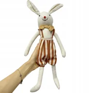 Maskotki i pluszaki - Maskotka Królik Bawełniany Zwierzak Pluszak Przytulanka Maskotka 40cm - miniaturka - grafika 1