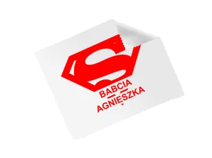 Ściereczka do okularów z imieniem na dzień babci - 1 szt. - Akcesoria do okularów - miniaturka - grafika 1