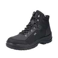Półbuty męskie - Rieker Męskie buty sznurowane F5410, czarny, 44 EU - miniaturka - grafika 1