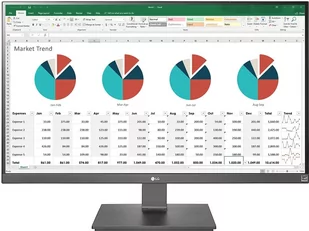 LG Monitor 27" 27UK670P-B - Monitory - miniaturka - grafika 1