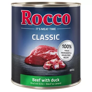 Rocco Megapakiet Classic, 24 x 800 g - NOWOŚĆ! Wołowina i kaczka - Mokra karma dla psów - miniaturka - grafika 3