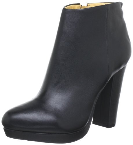 Buffalo London 410-10645 damskie kozaki z krótką cholewką, czarny - Czarny Czarny 01-40 EU