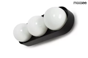 MOOSEE lampa ścienna DROPS 3 czarna - Lampy ścienne - miniaturka - grafika 1