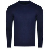Swetry męskie - Sweter Męski GUESS Tobin W1YI98 JA911 Granatowy - miniaturka - grafika 1