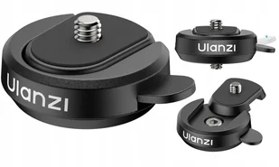 Szybkozłączka Płytka Statywowa Mocowanie Statyw 2x Gwint 1/4"" Ulanzi Ck01 - Akcesoria do statywów - miniaturka - grafika 1