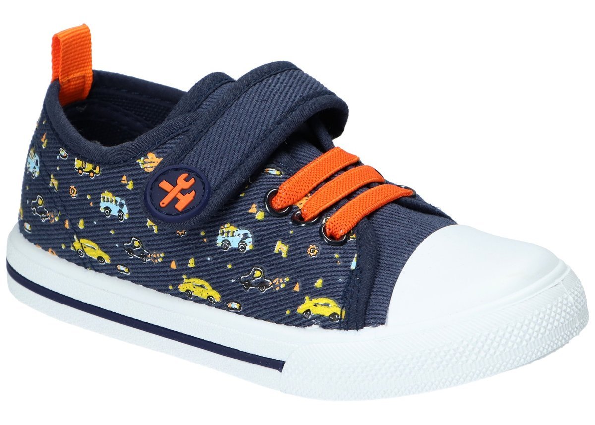 AMERICAN CLUB TEN183 TENISÓWKI TRAMPKI DZIECIĘCE RZEP WKŁADKA SKÓRZANA NAVY 26