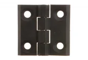 Zawiasy, okucia i inne akcesoria - Zawias 40x40 grubość 5mm, tworzywo kolor czarny sworzeń stal nierdzewna - miniaturka - grafika 1