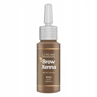 Levchuk, Henna pudrowa do brwi BrowXenna 106 Dust Brown - Akcesoria i kosmetyki do stylizacji brwi - miniaturka - grafika 1