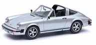 Samochody i pojazdy dla dzieci - Schuco Porsche 911 Targa Silver 1:18 450029800 - miniaturka - grafika 1