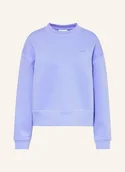 Bluzy damskie - Lacoste Bluza Nierozpinana Oversize blau - LACOSTE - miniaturka - grafika 1