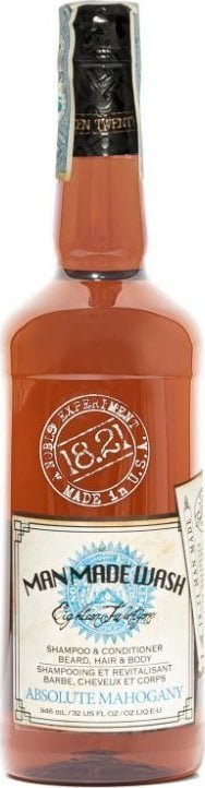 Baylis & Harding Daugiafunkcė priemonė vyrams 3 in 1: stiprinamasis šampūnas, kondicionierius ir kūno prausiklis viename 18.21 Man Made Wash Absolute Mahogany, 946 ml