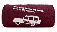 Ręczniki - pat15.net Duży ręcznik kąpielowy off-road 4x4 70x140 Land Rover Discovery 1076 - miniaturka - grafika 1