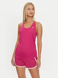 Reebok Koszulka techniczna Id Train Mesh Back Tank 100021221 Różowy Regular Fit - Koszulki sportowe damskie - miniaturka - grafika 1