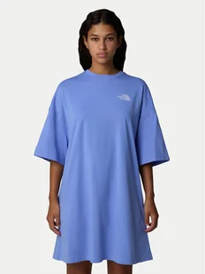 The North Face Sukienka codzienna Simple Dome NF0A87NF Niebieski Relaxed Fit - Sukienki - miniaturka - grafika 1