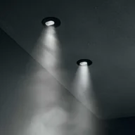 Oprawy, klosze i abażury - Ideal Lux Lampa wpuszczana ROOM-33-2 czarna 251981 251981/IL - miniaturka - grafika 1