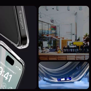Etui do iPhone 15 Pro Spigen Ultra Hybrid Case obudowa plecki Crystal Clear - Etui i futerały do telefonów - miniaturka - grafika 3
