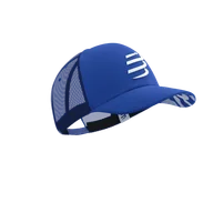 Czapki i chusty sportowe męskie - COMPRESSPORT Czapka lifestyle TRUCKER CAP dazz blue/white - miniaturka - grafika 1