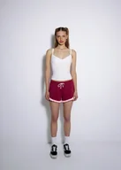 Spodenki damskie - Bordowe szorty lh team - miniaturka - grafika 1