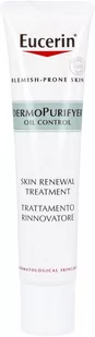 Eucerin DermoPURIFYER Eucerin DermoPURIFYER Oil Control Skin Renewal Treatment - kuracja przeciwtrądzikowa 40 ml - Peelingi i scruby do twarzy - miniaturka - grafika 1