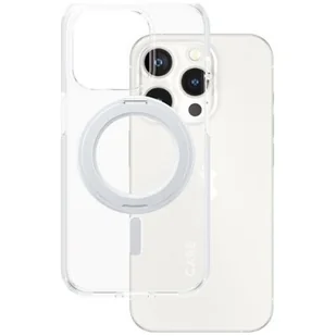 CARE by PanzerGlass Kickstand Case iPhone 15 Pro 6,1" MagSafe srebrny/silver 1414 - Etui i futerały do telefonów - miniaturka - grafika 1