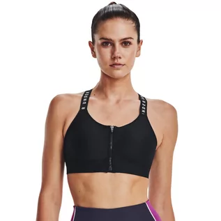 Biustonosze - Biustonosz treningowy UNDER ARMOUR UA Infinity High Bra Zip - grafika 1