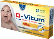 Witaminy i minerały - Oleofarm SP. Z O.O. D-Vitum 400 j.m. witamina D dla niemowląt 30 kapsułek twist-off 8606213 - miniaturka - grafika 1
