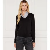 Swetry damskie - Tommy Hilfiger Sweter | Regular Fit - miniaturka - grafika 1