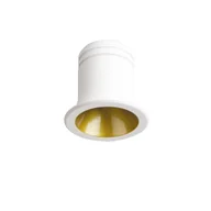 Oprawy, klosze i abażury - Ideal Lux Lampa wpuszczana VIRUS FI biała/złota 244822 244822/IL - miniaturka - grafika 1