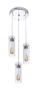 Lampex Lampa wisząca Deva 614/3P - Lampy sufitowe - miniaturka - grafika 1