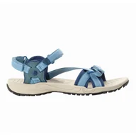 Sandały damskie - Sandały sportowe damskie Jack Wolfskin LAKEWOOD RIDE SANDAL W elemental blue - 35,5 - miniaturka - grafika 1