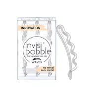 Ozdoby do włosów - Invisibobble Waver spinki do włosów Crystal Clear 3szt - miniaturka - grafika 1