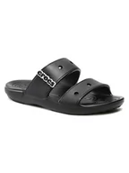 Klapki i japonki męskie - Crocs Klapki Classic Sandal 206761 Czarny - miniaturka - grafika 1