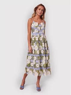 Sukienki - YAS Sukienka letnia Sun 26026557 Niebieski Regular Fit - grafika 1