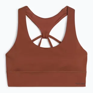 Biustonosz fitness PUMA 4Keepers Evolve Longline teak - Bielizna sportowa damska - miniaturka - grafika 1